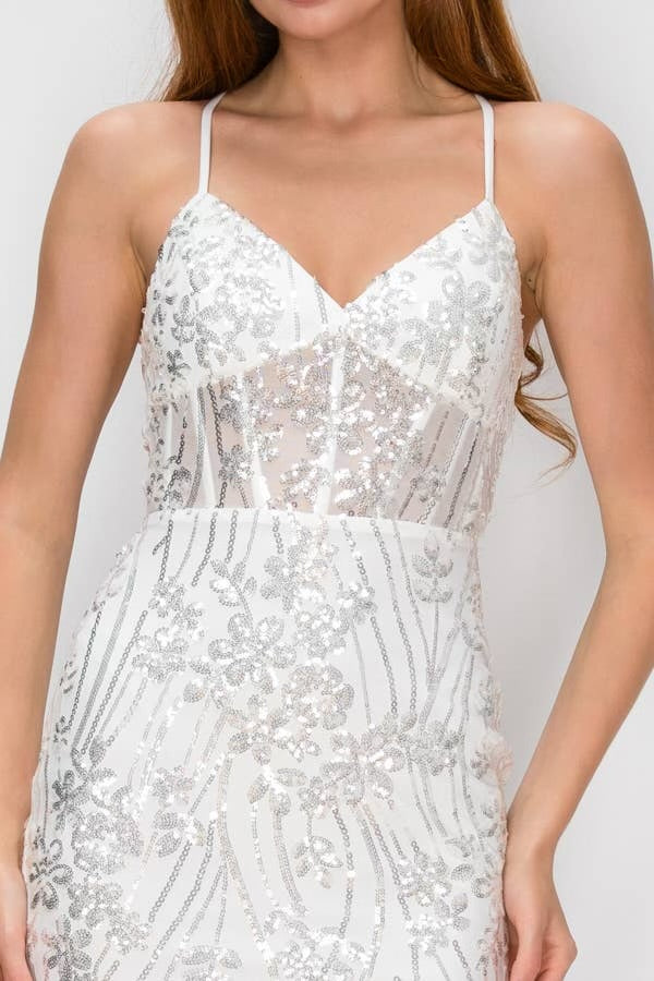 Lola’s Crystal Sequin Homecoming Dress