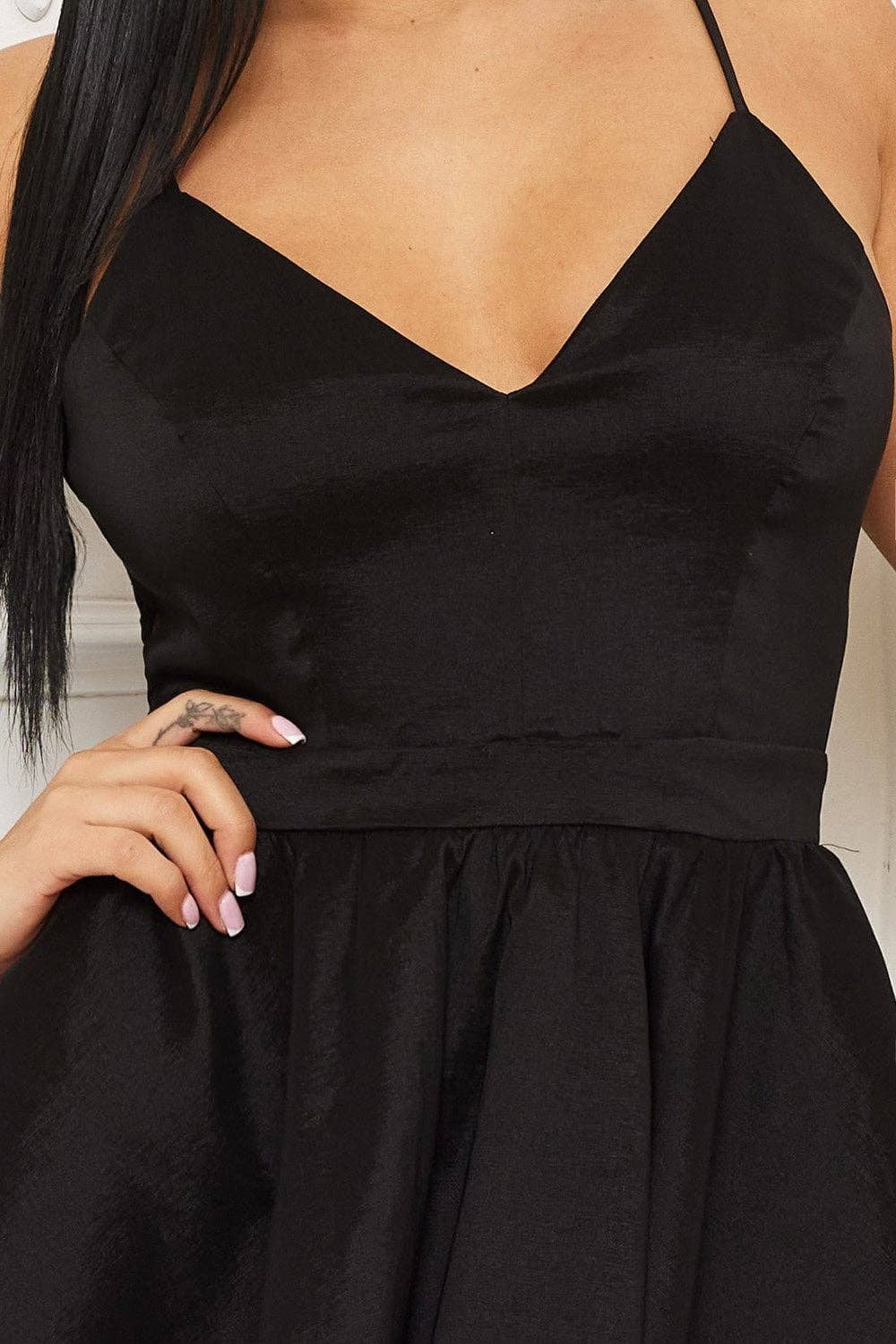 Lola’s Midnight Grace Fit & Flare Homecoming Dress – Black