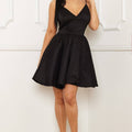 Lola’s Midnight Grace Fit & Flare Homecoming Dress – Black