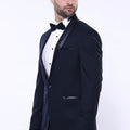 Dark Blue Tuxedo Suit | Shawl Lapel